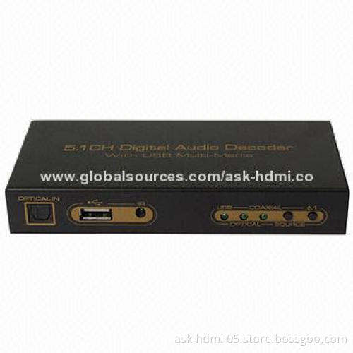 HD AC3 Dts Digital Audio 5.1 Spdif Audio Decoder